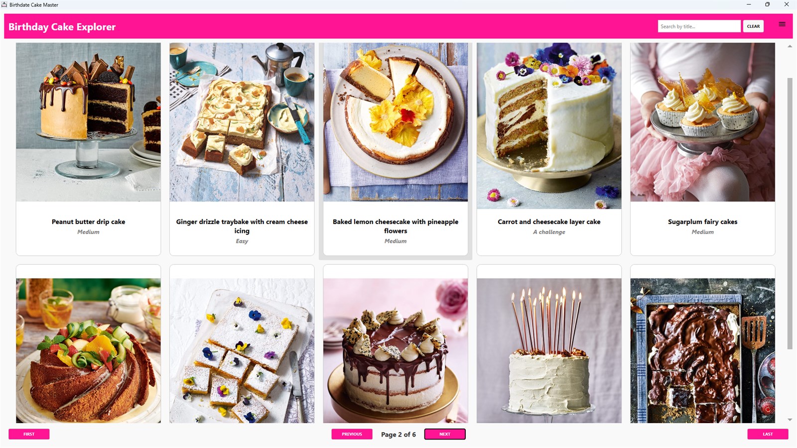 Birthday Cake Master: Delicious Recipes screenshot 2
