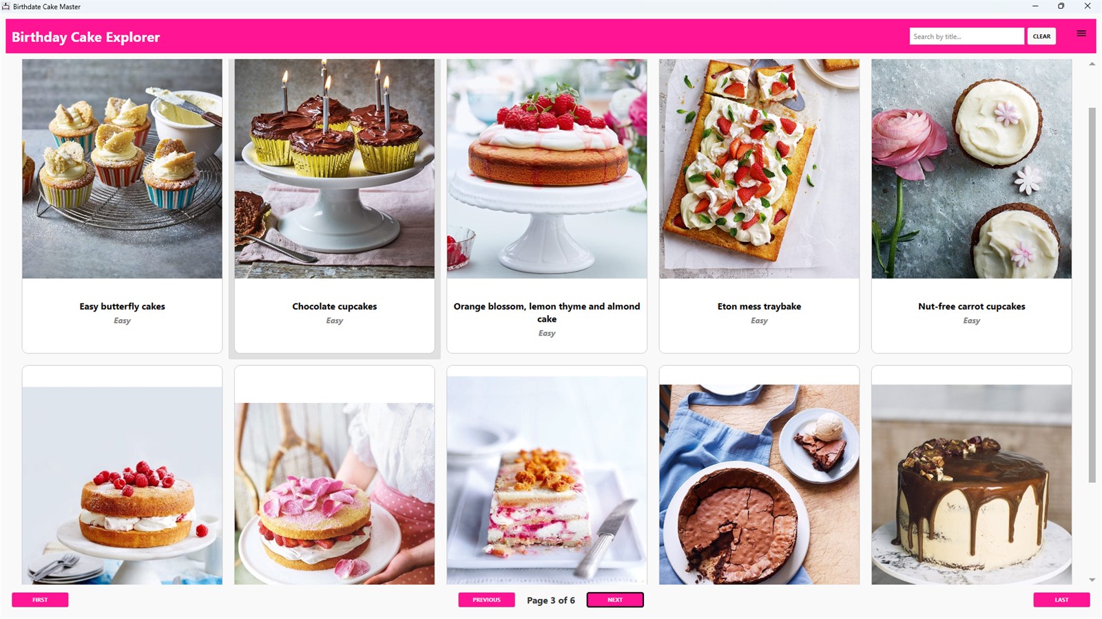 Birthday Cake Master: Delicious Recipes screenshot 3