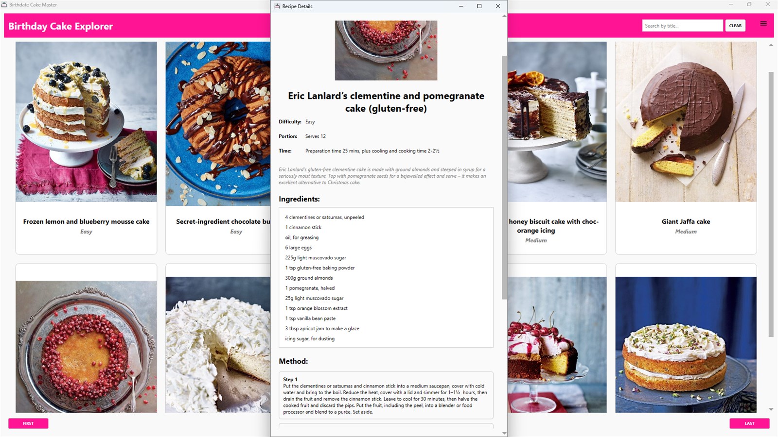 Birthday Cake Master: Delicious Recipes screenshot 4