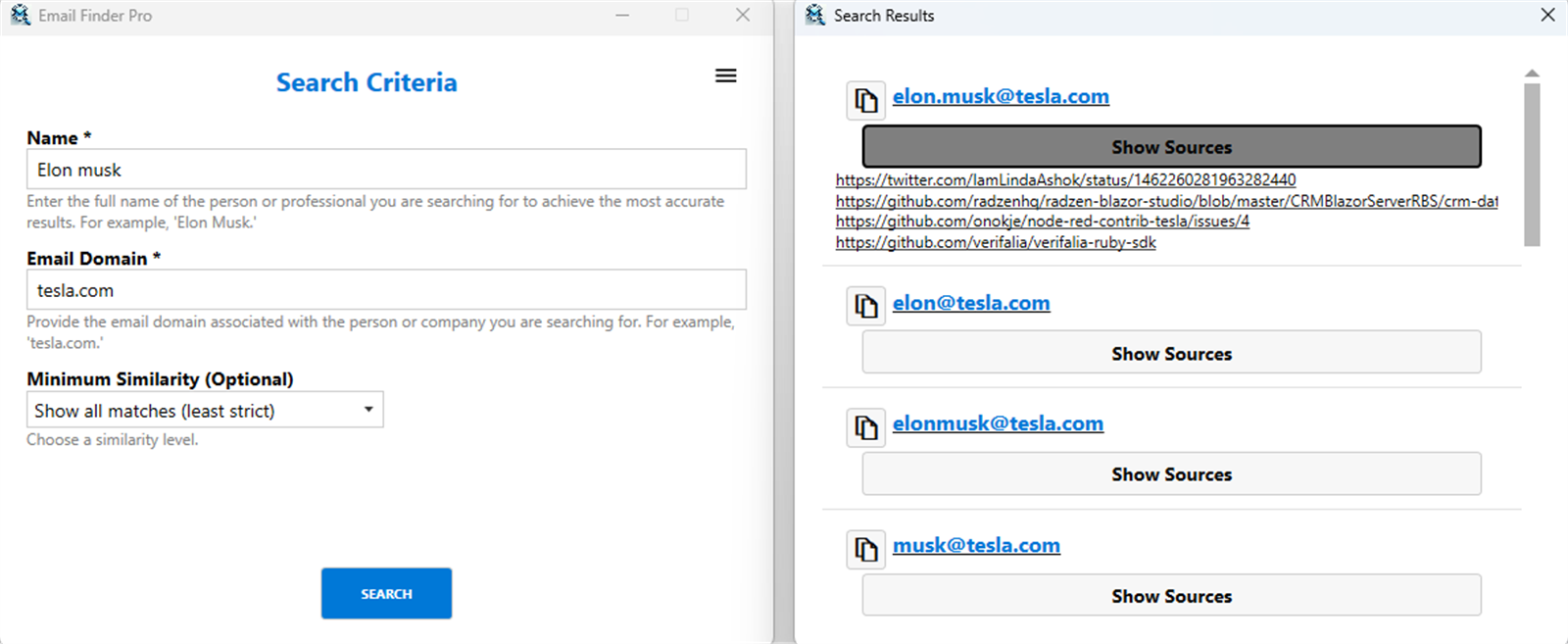 Email Finder Pro screenshot 2